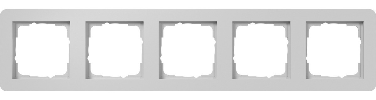 Gira System 55 Gira E1 Afd.R. 5-V e1 grijs M