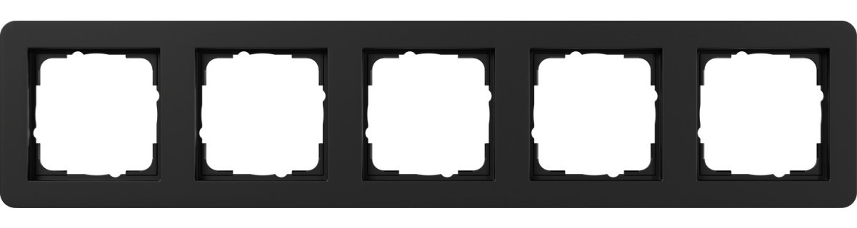 Gira System 55 Gira E1 Afd.R. 5-V e1 zwart M