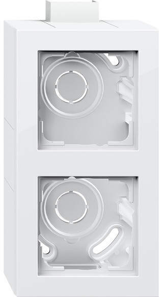 Gira System 55 Gira E2 Ob-Beh. 2-V + afd.R. + K/P e2 Z.wit