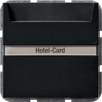 Gira System 55 Programmübergreifend Hotel-Card wisseldrukc. TK system 55 zwart M