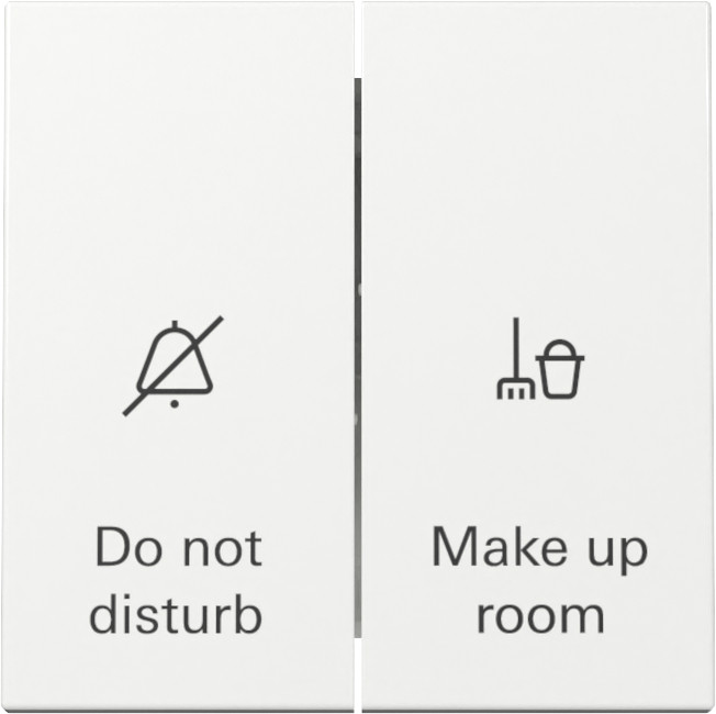 Gira System 55 Across programs Wipsch. hotel status-aand. system 55 Z.wit