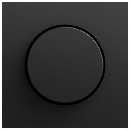 Gira System 70 Across programs Afd. knop dim./potntiom. system 70 zwart m(gel.)