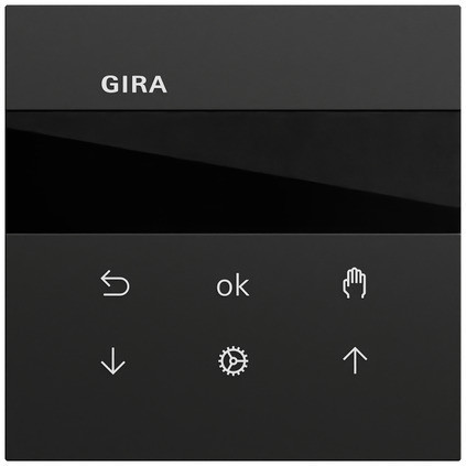 Gira System 70 Across programs S3000 JL.-/schakelklok display system 70 zwart m(gel.)