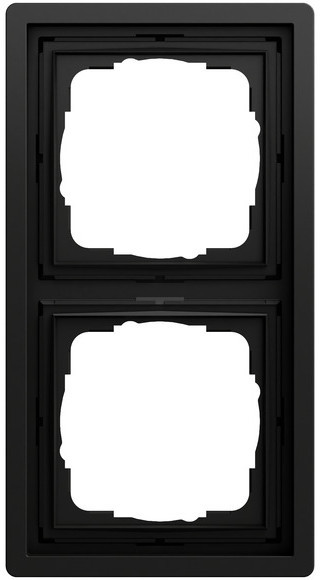 Gira System 70 Gira F100 Afd.R. 2-V F100 zwart m(gel.)