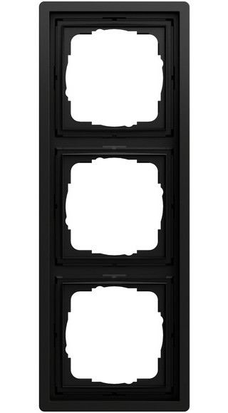 Gira System 70 Gira F100 Afd.R. 3-V F100 zwart m(gel.)