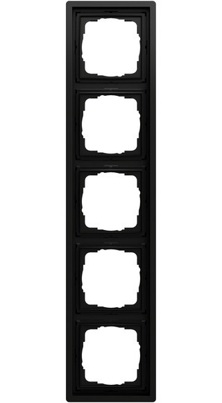 Gira System 70 Gira F100 Afd.R. 5-V F100 zwart m(gel.)