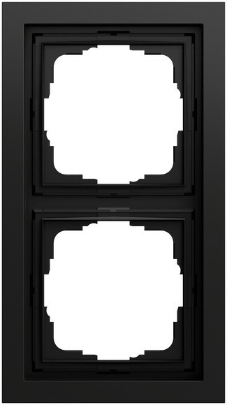 Gira System 70 Gira F200 Afd.R. 2-V F200 zwart m(gel.)
