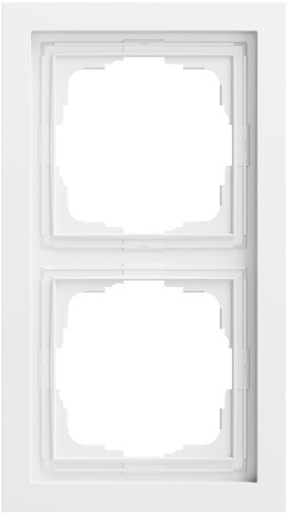 Gira System 70 Gira F200 Afd.R. 2-V vlak F200 Z.wit m(gel.)