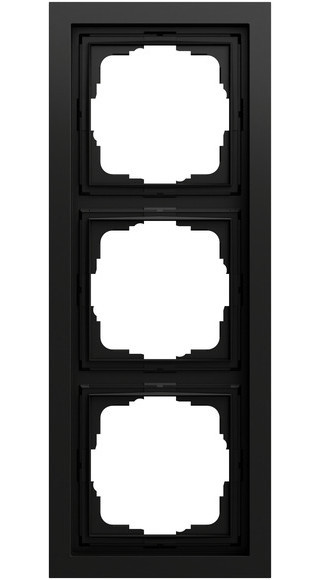 Gira System 70 Gira F200 Afd.R. 3-V F200 zwart m(gel.)