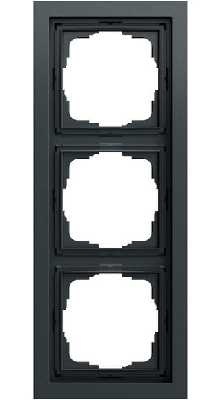 Gira System 70 Gira F200 Afd.R. 3-V vlak F200 antracit(gel.)