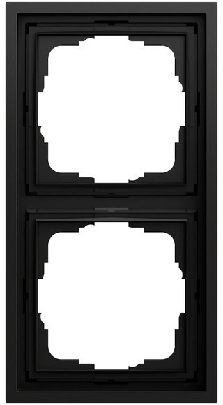 Gira System 70 Gira F300 Afd.R. 2-V F300 zwart m(gel.)