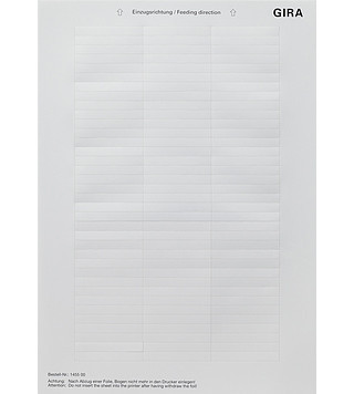 Gira TEKSTVEL 51,2X7,0MM 108ST