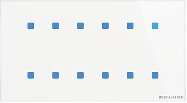 Glasstouch Sensor KNX -tacteo 12-voudig