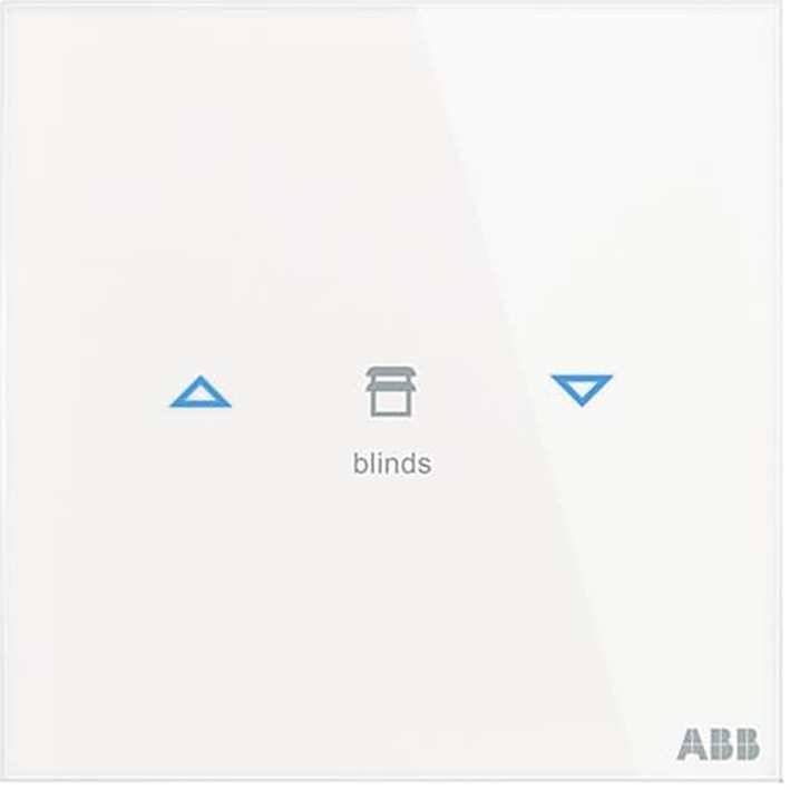 Glasstouch Sensor KNX -tacteo 2-voudig, horizontaal