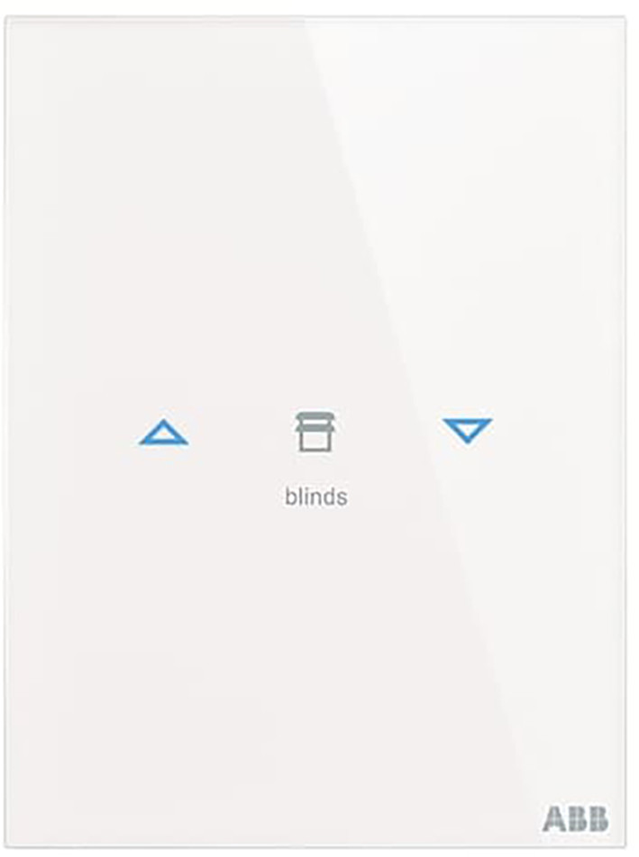 Glasstouch Sensor KNX -tacteo 2-voudig, horizontaal