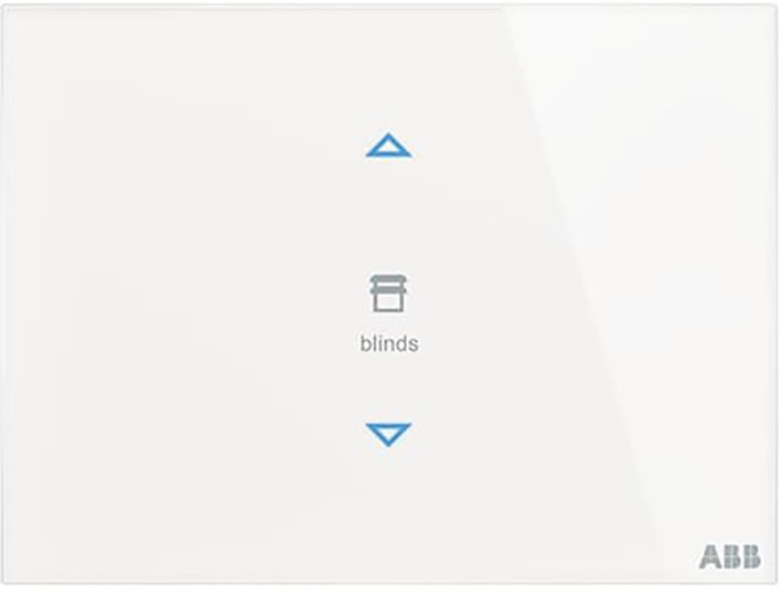 Glasstouch Sensor KNX -tacteo 2-voudig, vertikaal