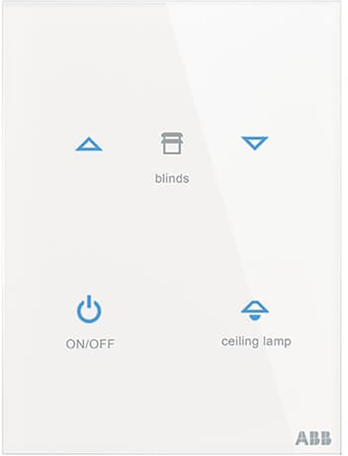 Glasstouch Sensor KNX -tacteo 4-voudig