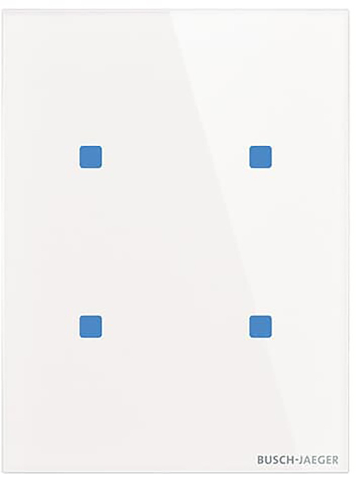 Glasstouch Sensor KNX -tacteo 4-voudig