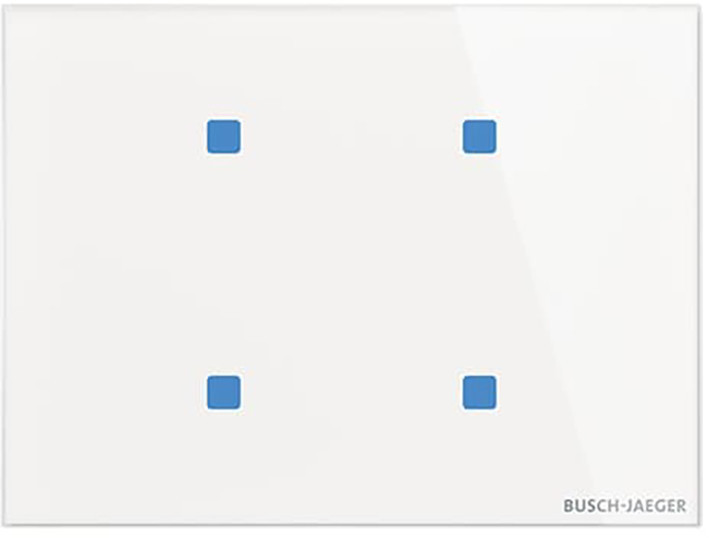 Glasstouch Sensor KNX -tacteo 4-voudig