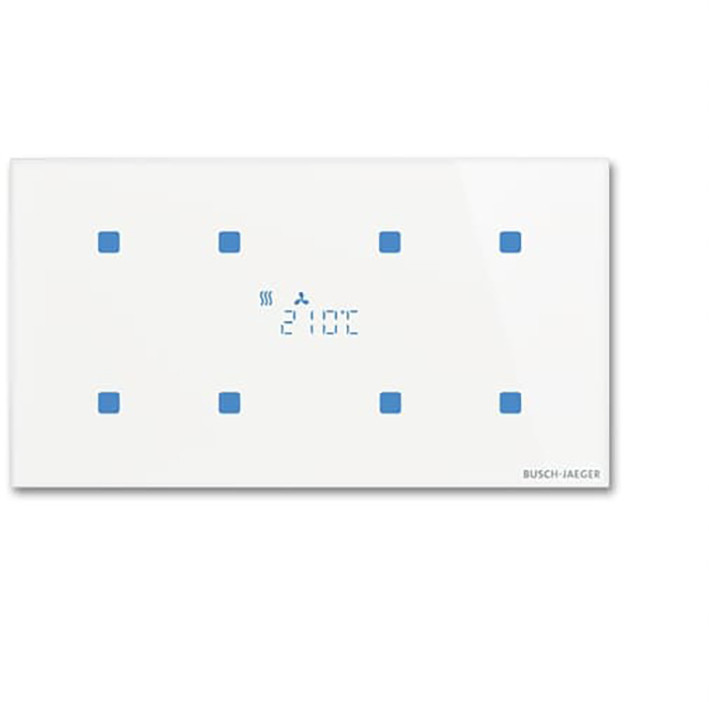 Glasstouch Sensor KNX -tacteo 4-voudig met RTC