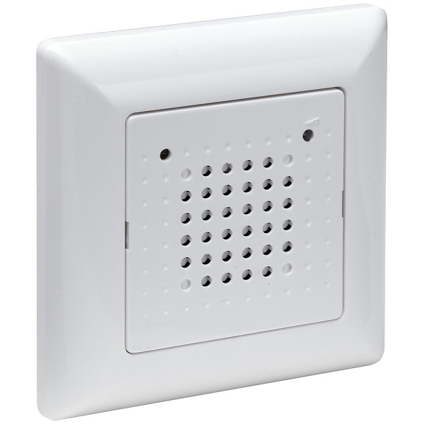 Gong Inbouw wit, 230V, tot 83DB/A, inkl. afdekraam