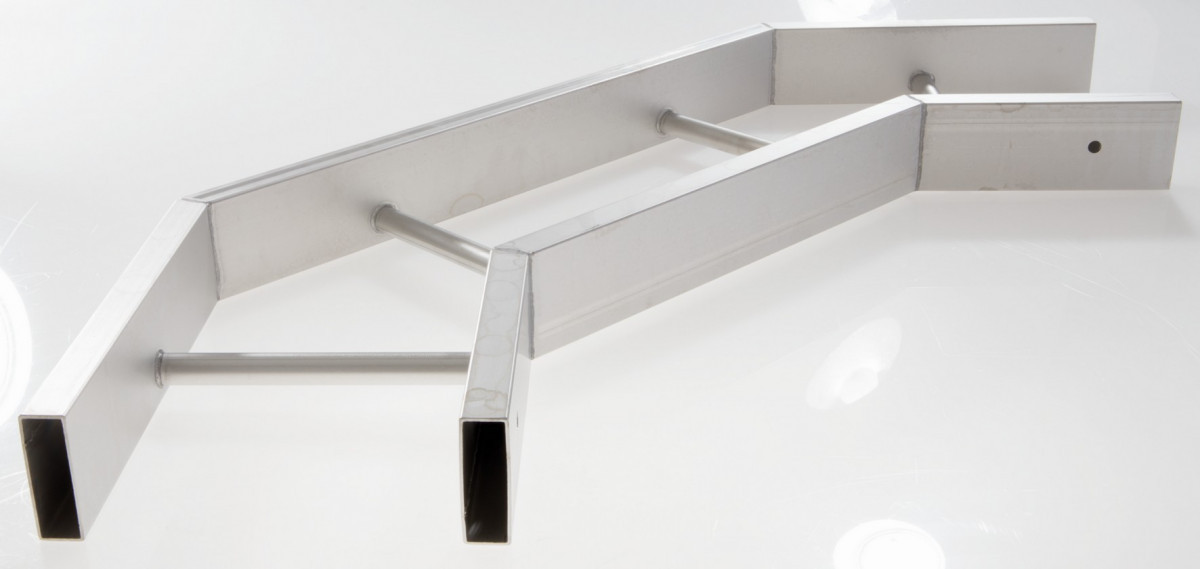 Gouda Holland Gouda Kabelladder Stre MK 60.200 RVS304 bocht 90°