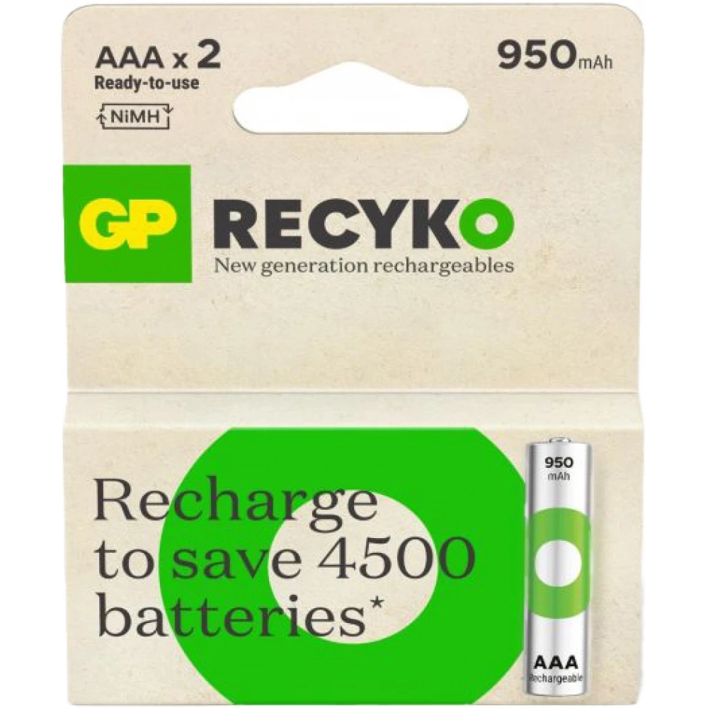 GP Recyko+ nimh batt 1,2V aaa 950mah carton