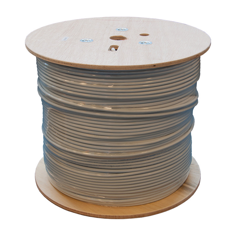 Grayle Cat.6 Bulk Kabel cat.6 F/utp soepel PVC grijs 500 meter