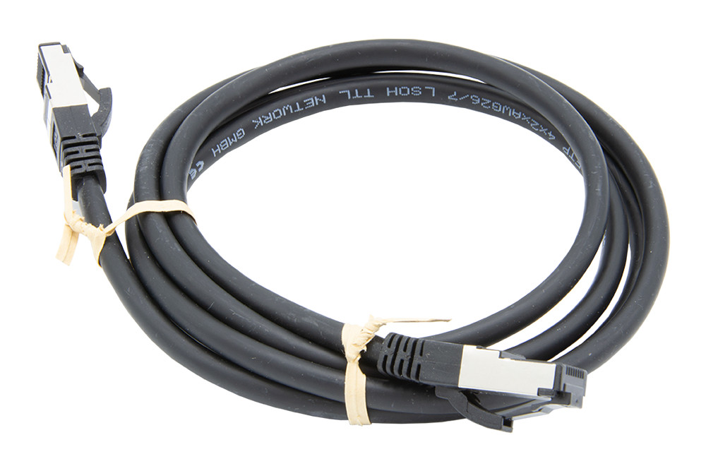 Grayle Cat8.1 S/FTP Patchkabel LSOH Cat8.1 S/FTP patchkabel 1.5M, 40G, zwart
