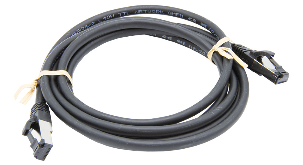 Grayle Cat8.1 S/FTP Patchkabel LSOH Cat8.1 S/FTP patchkabel 2M, 40G, zwart