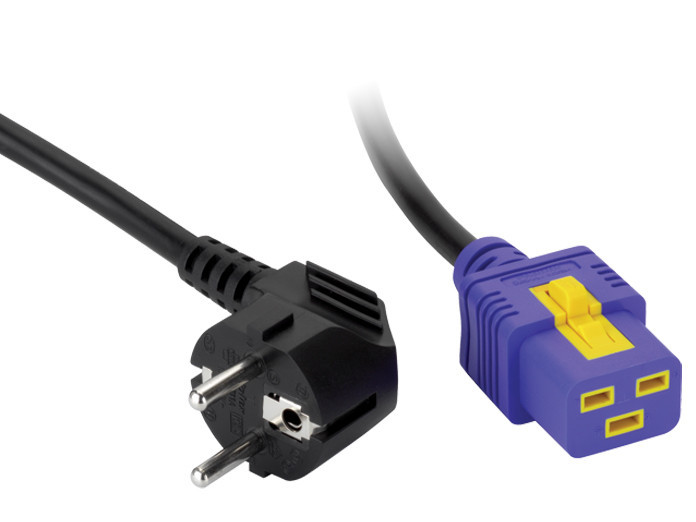 Grayle Energievoorziening Powrcord Schuko -> iec320 C19 3x1.5MM² 4 meter