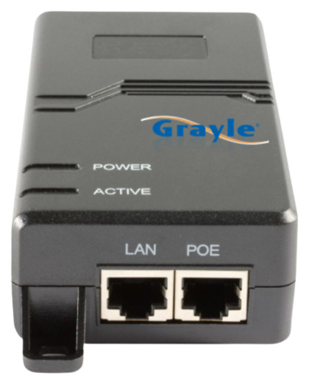 Grayle Gigabit High poe injector 30W ieee 802.3at
