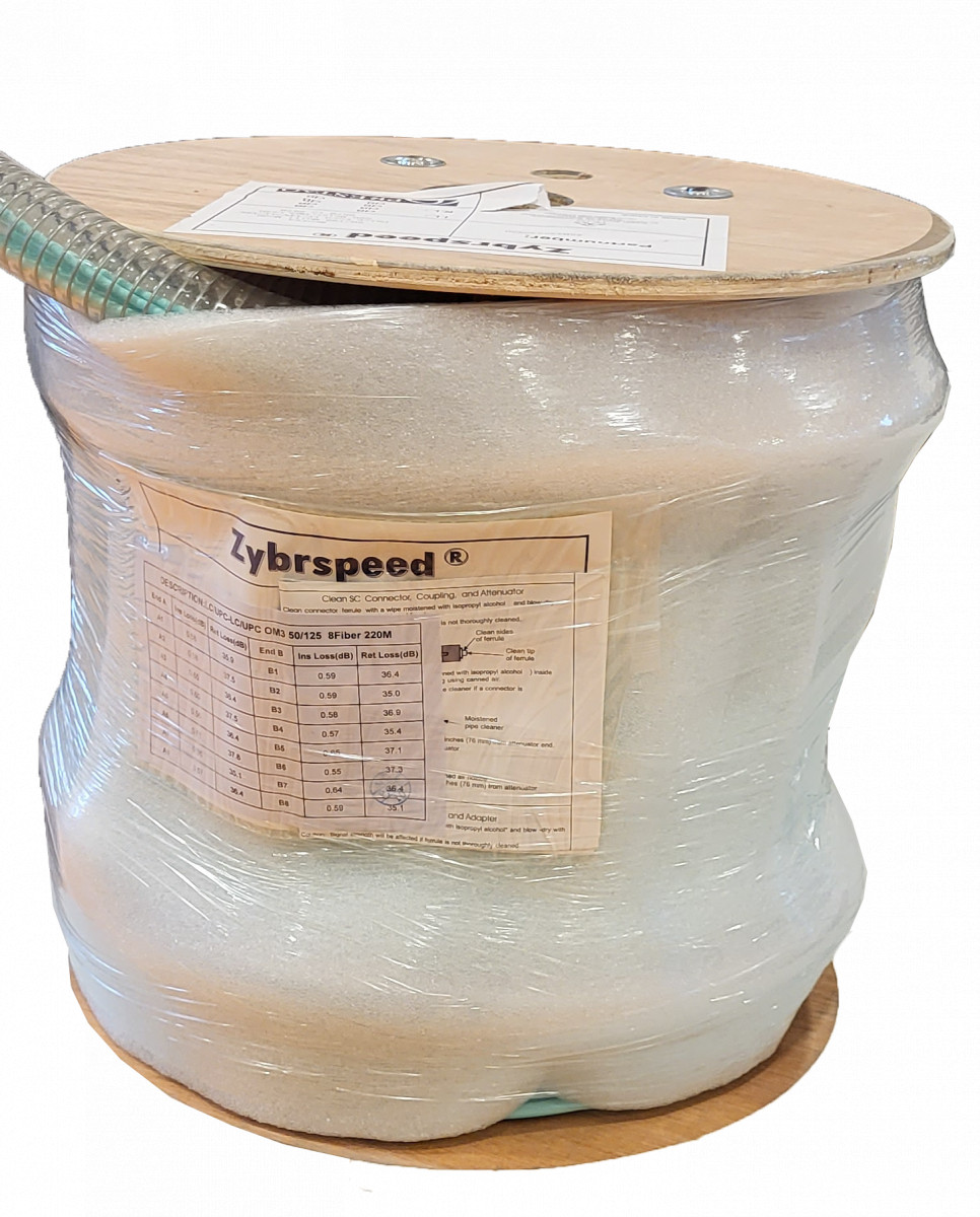 Grayle Prefab Indoor cable LSZH MM om3 8 fiber LC 130M