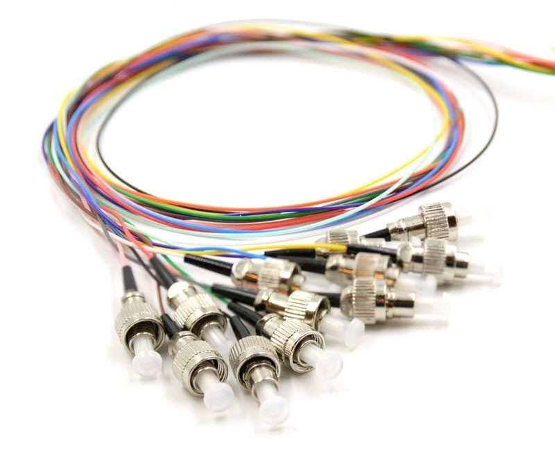 Grayle Optical Fiber ST/Upc pigtail MM om5 6 pieces 30MM striplength 2 meter