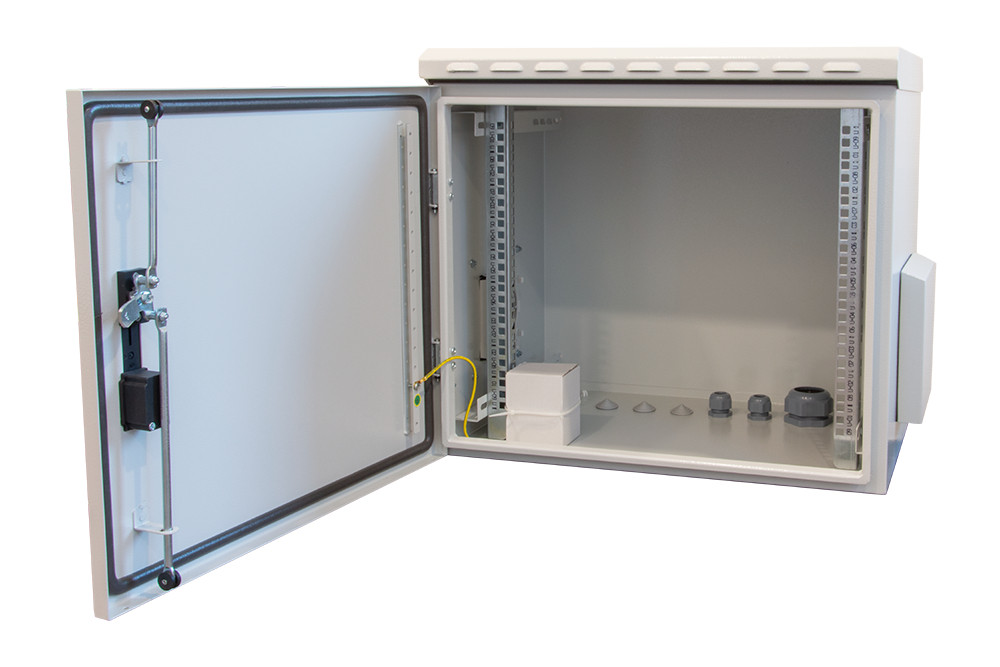 Grayle Wandkast buiten 9U 9u Wandkast ip55 buitengebruik, 600×600 MM staal