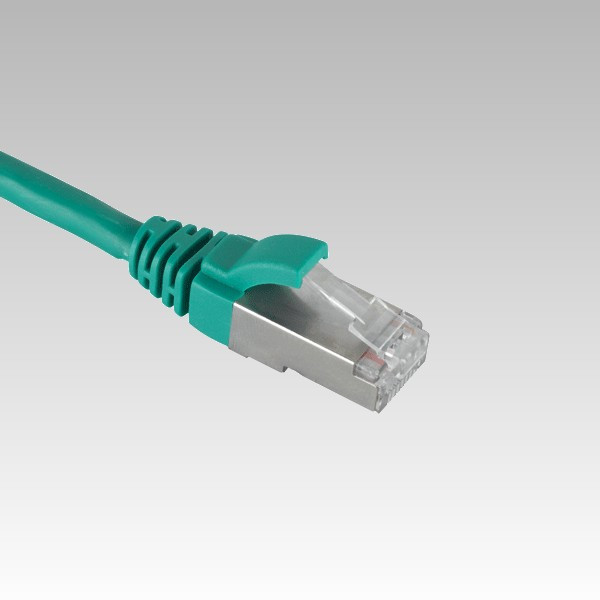 Grayle Zybrnet 10G Patch Kabel cat.6a awg26 (pimf) LSZH molded groen 15 meter