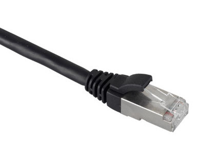 Grayle Zybrnet Zwarte Cat.6 S/FTP patchkabel van zybrnet 500 met een lengte van 10 me