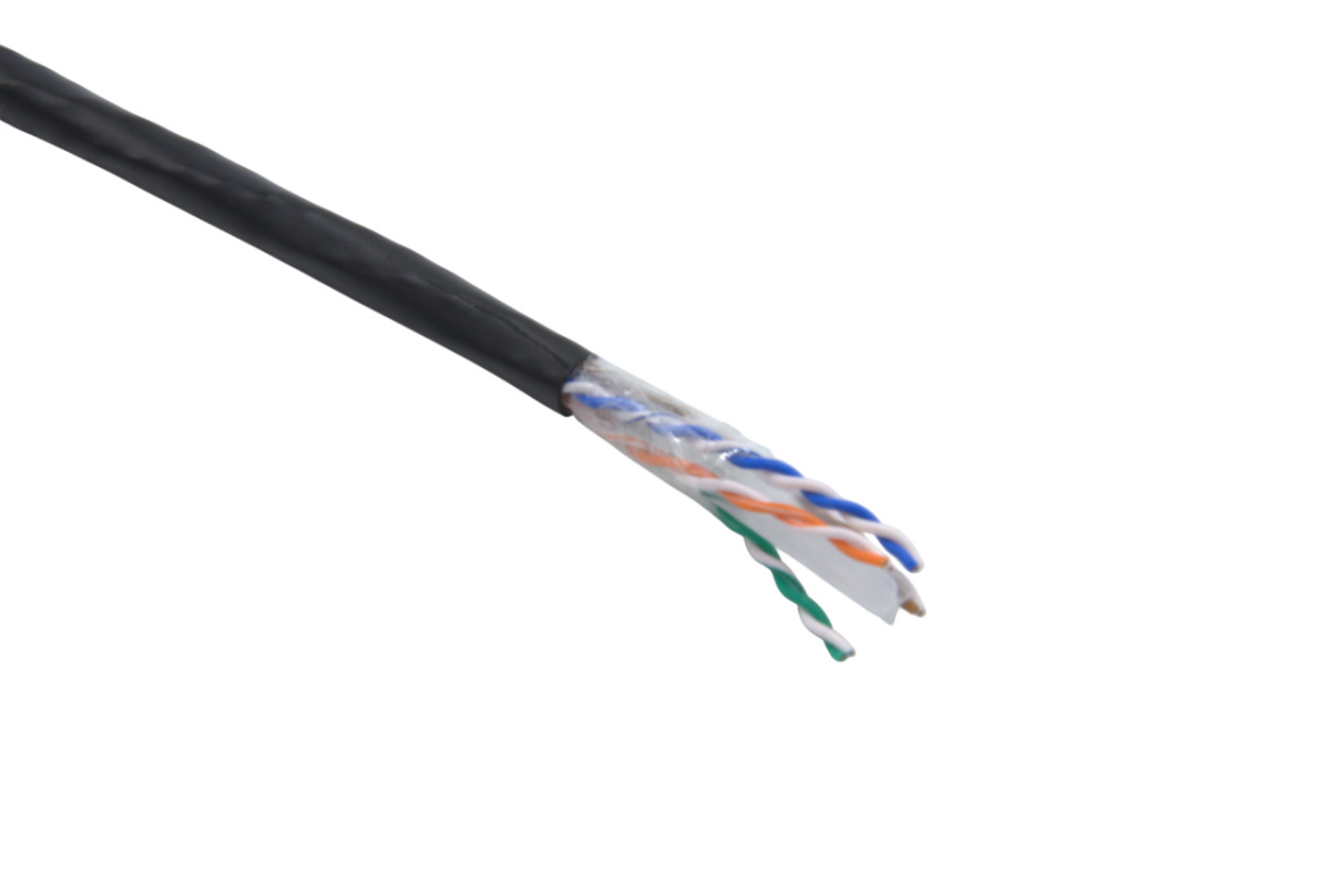 Grayle Zybrnet Cat6A Buitenkabel Cat6a Buitenkabel per meter met F/utp-afscherming en pe mantel.