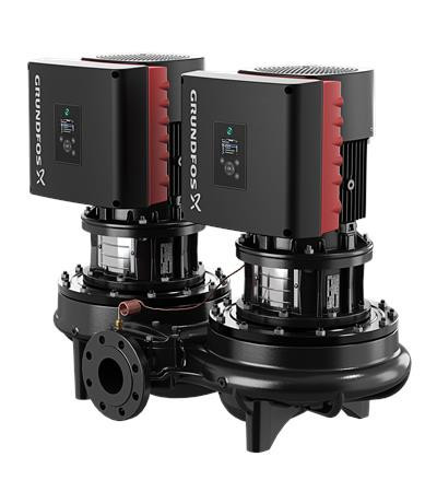 Grundfos TPED (toerengeregelde dubbelpomp) Inlinepomp Tped 40-270/2 S-A-F-A-bqqe-HWB 1,50KW 200-240 50HZ