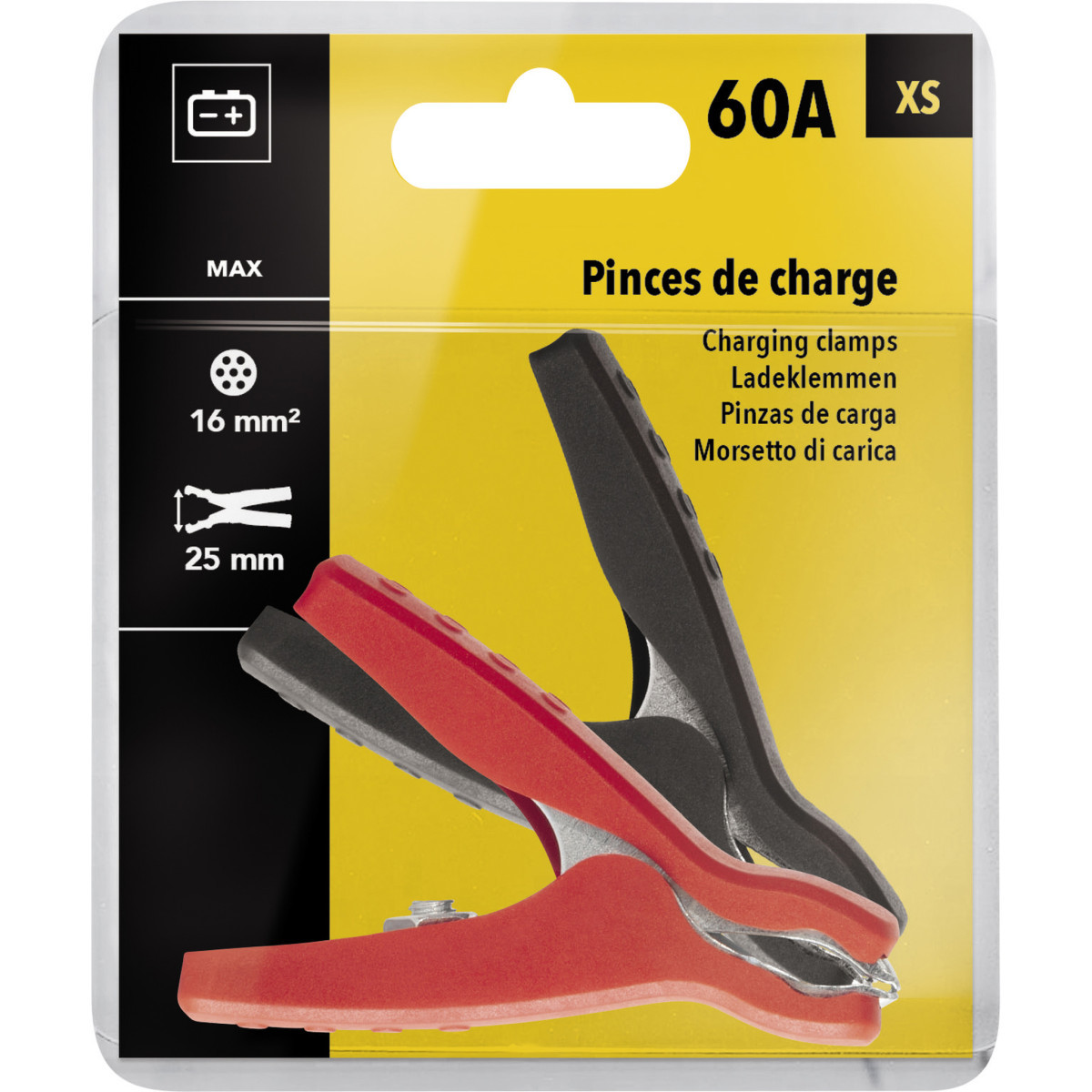 Gys Charging clamps 60a-XS (pair) - blister