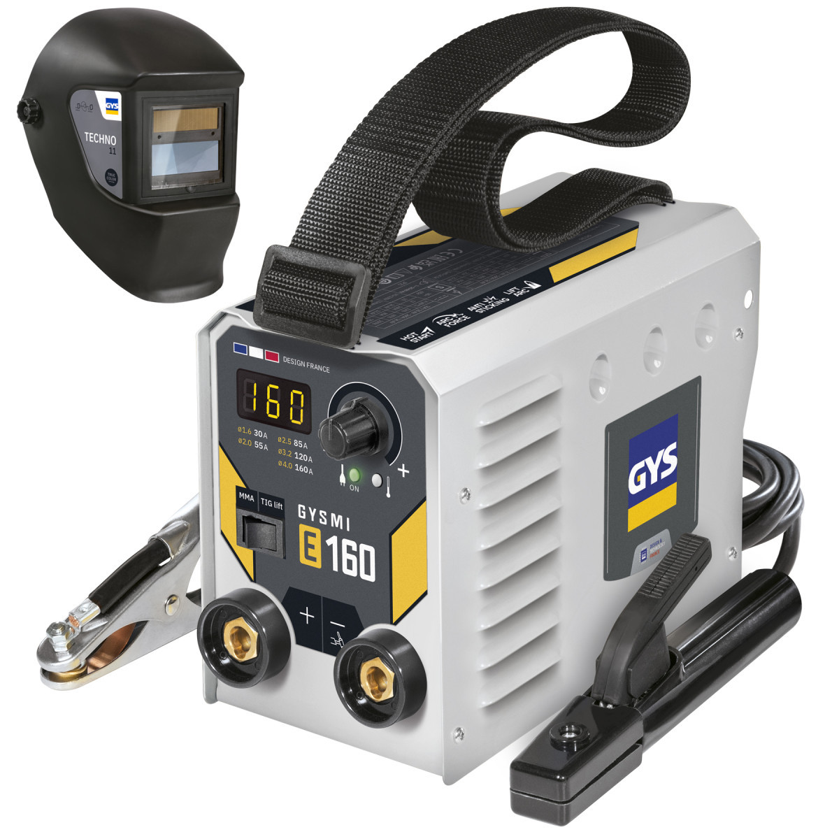 Gys GYSMI Bundle mi e160 + helmet LCD 11 true color