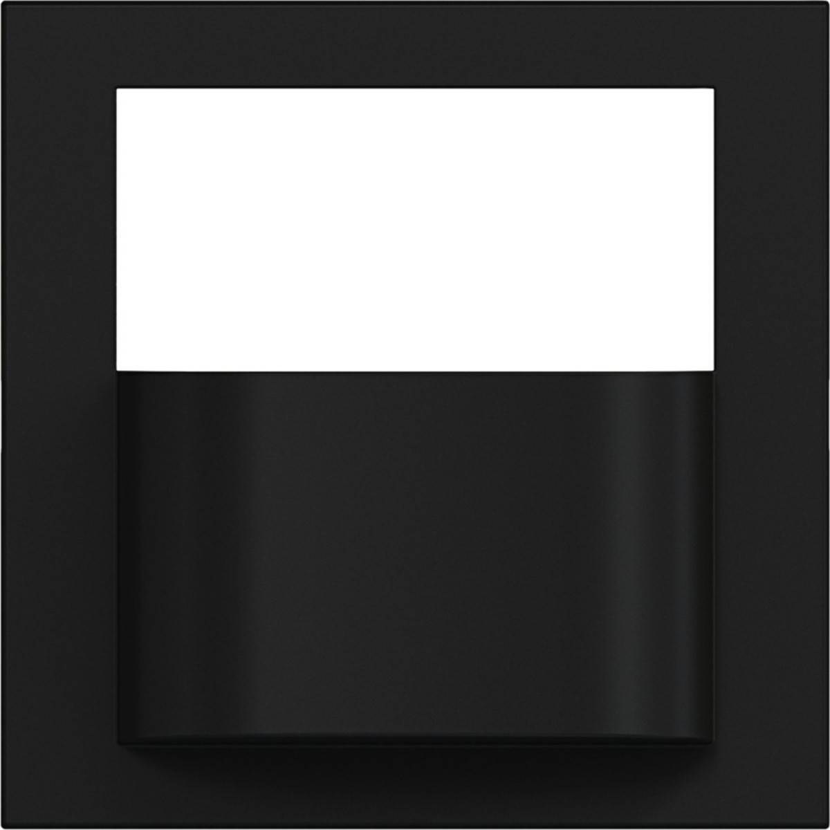 Hager A.x/C.x Afdekking Bewegingsmelder, A.X/C.X, nachtzwart glanzend