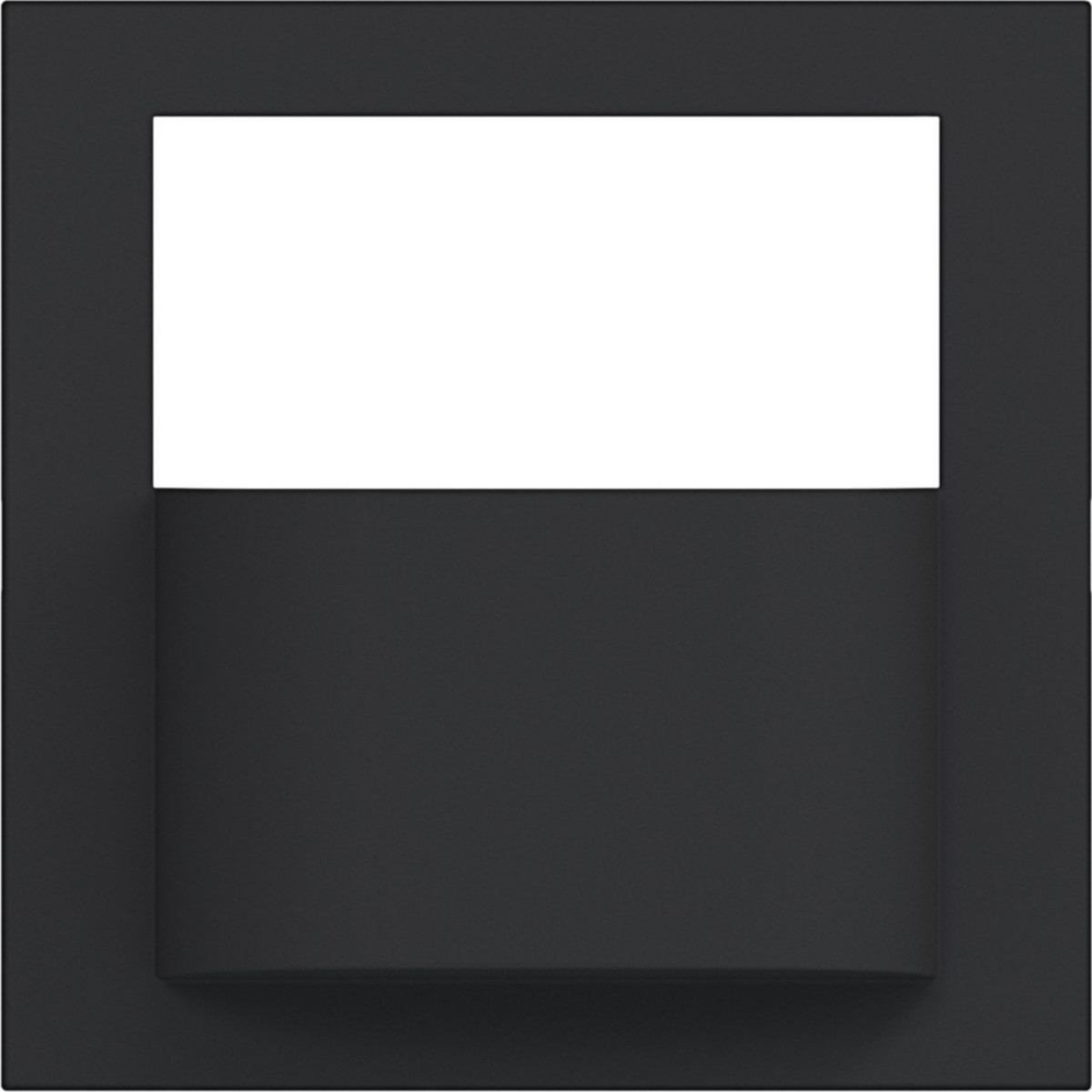 Hager A.x/C.x Afdekking Bewegingsmelder, A.X/C.X, nachtzwart mat