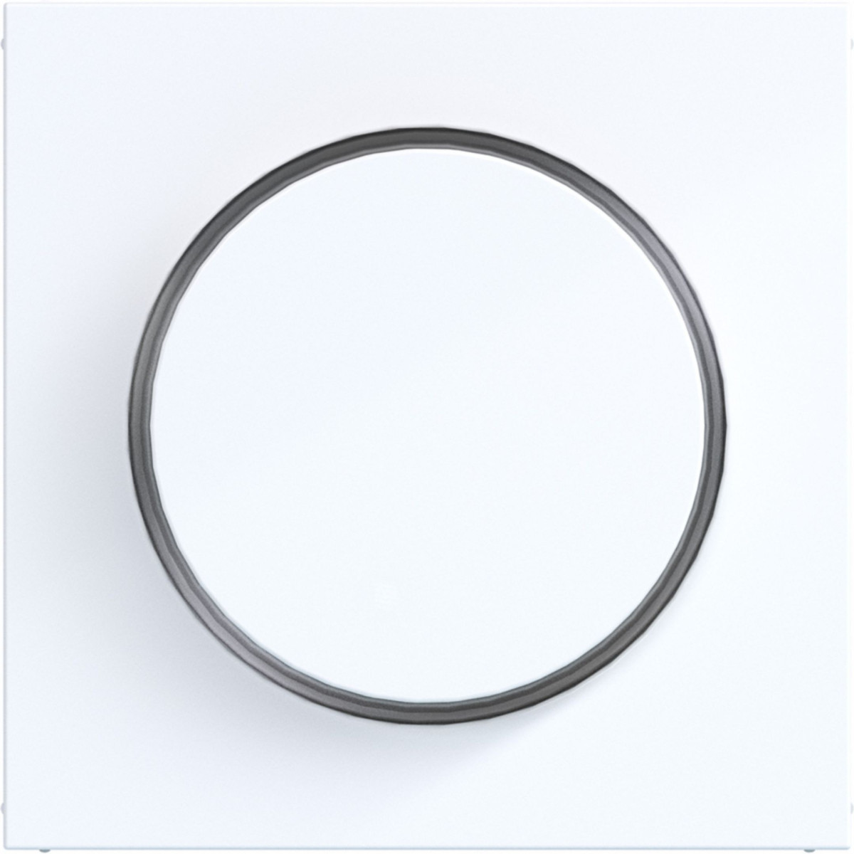 Hager A.x/C.x Afdekking Draaidimmer, A.X/C.X, lichtwit glanzend