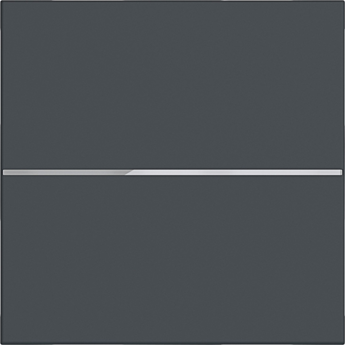 Hager A.x/C.x Afdekking Drukknop, 1-voudig, A.X/C.X, antraciet