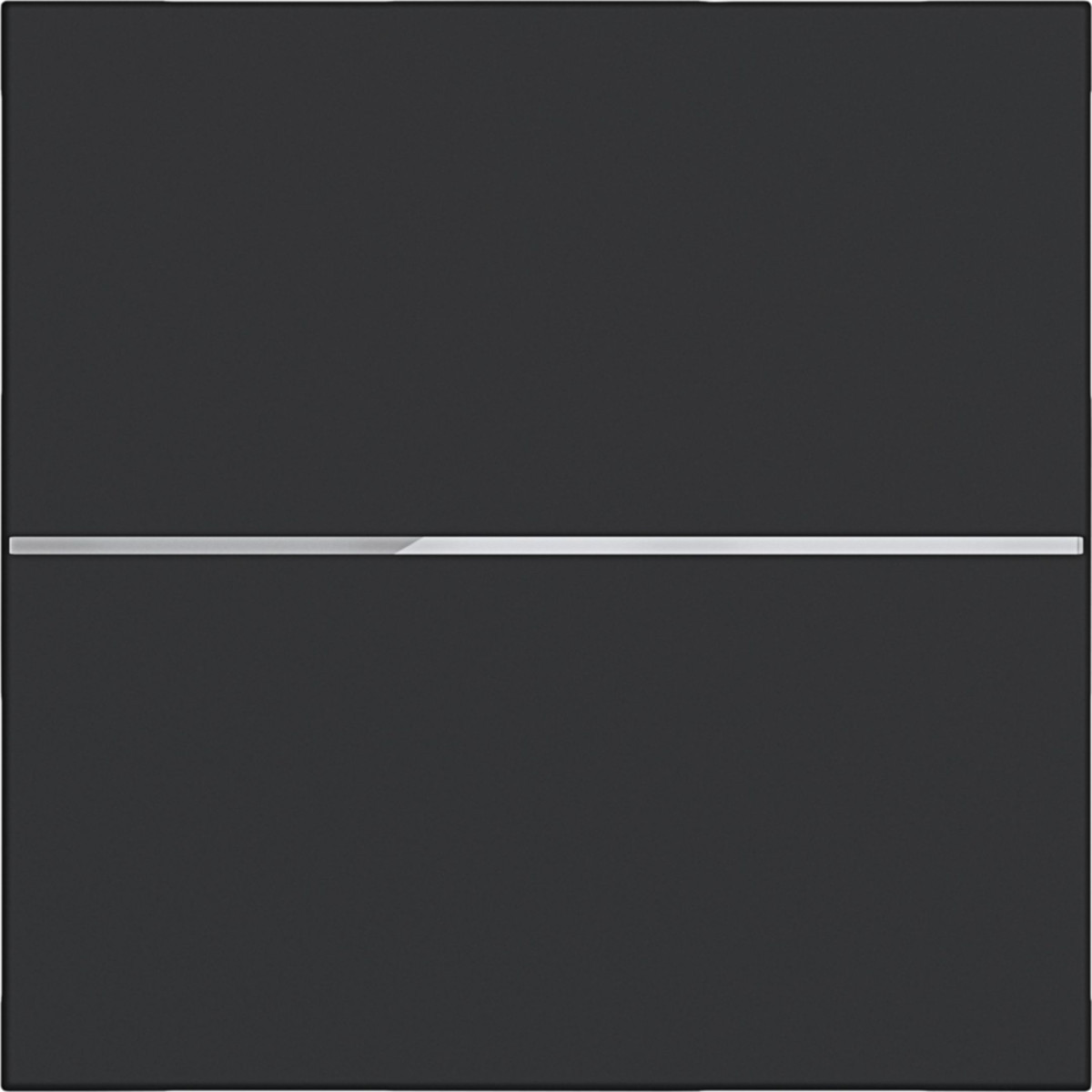 Hager A.x/C.x Afdekking Drukknop, 1-voudig, A.X/C.X, nachtzwart mat