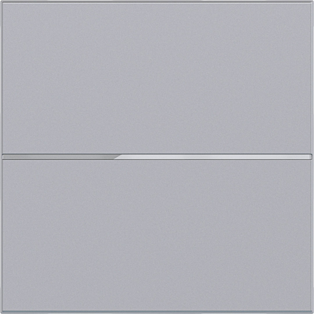 Hager A.x/C.x Afdekking Drukknop, 1-voudig, A.X/C.X, titaan