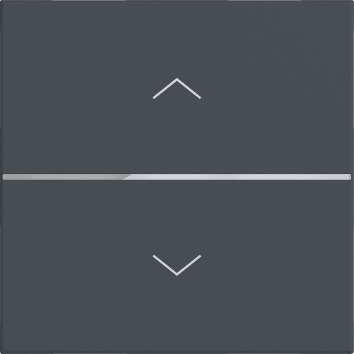 Hager A.x/C.x Afdekking Drukknop, 1-voudig, pijl, A.X/C.X,A.X/C.X antraciet