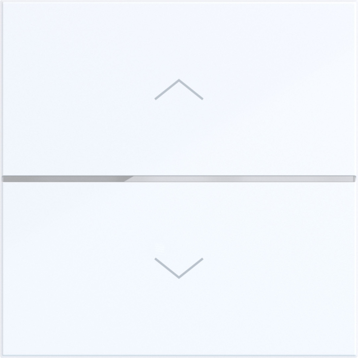 Hager A.x/C.x Afdekking Drukknop, 1-voudig, pijl, A.X/C.X,A.X/C.X lichtwit GLZ