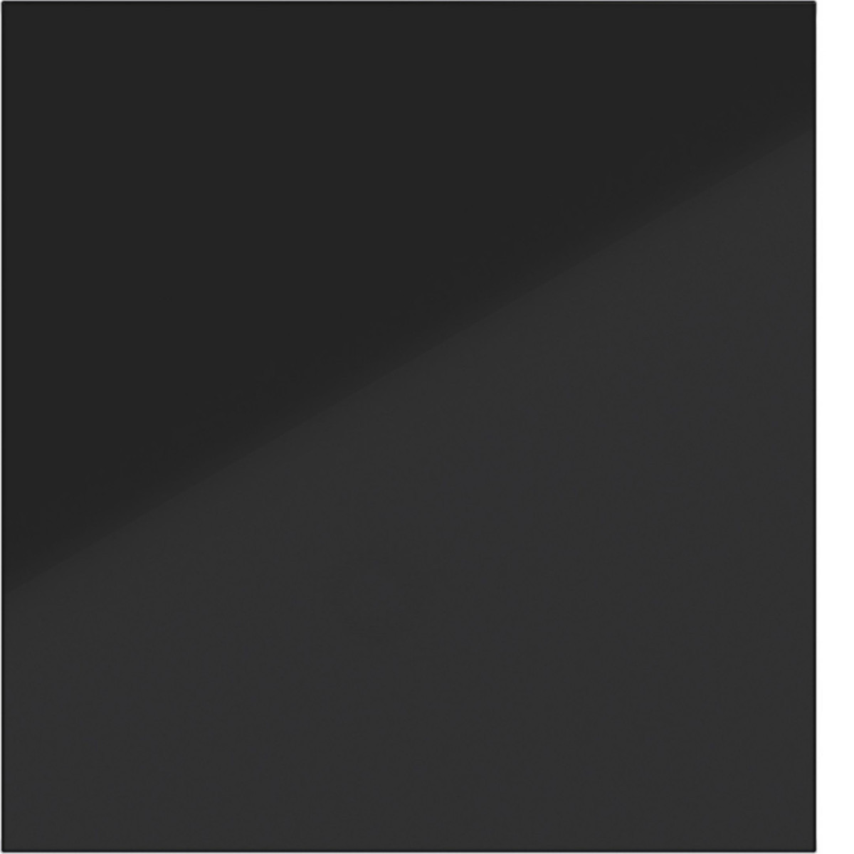 Hager A.x/C.x Afdekking KNX drukknop, 1-voudig, A.X/C.X, nachtzwart glanzend